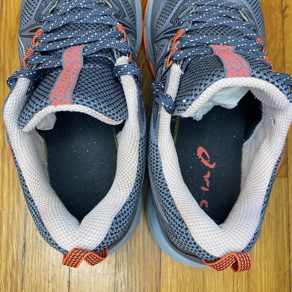 ASICS Gel Venture 8 Shoes Womens Size 8 Gray Coral Mesh Trail Running Sneakers - Picture 6 of 11